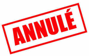 Annulation des entrainements de samedi matin 5 octobre