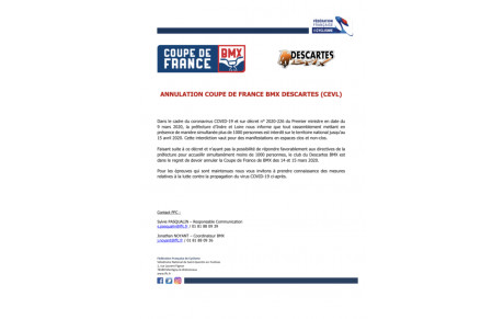 Annulation coupe de France