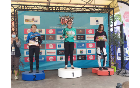 Championne du Trophée de FRANCE BMX