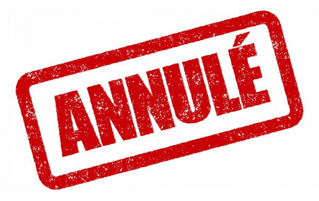 ANNULATION DES ENTRAINEMENTS